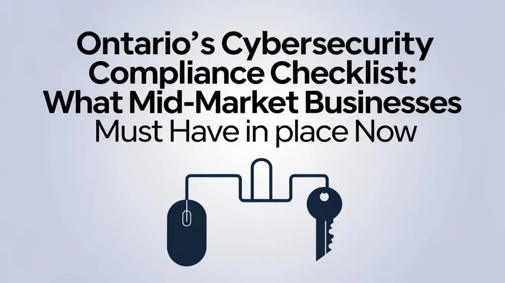 Ontario's Cybersecurity Compliance Checklist_ What Mid-Market Businesses Must Have in Place Now